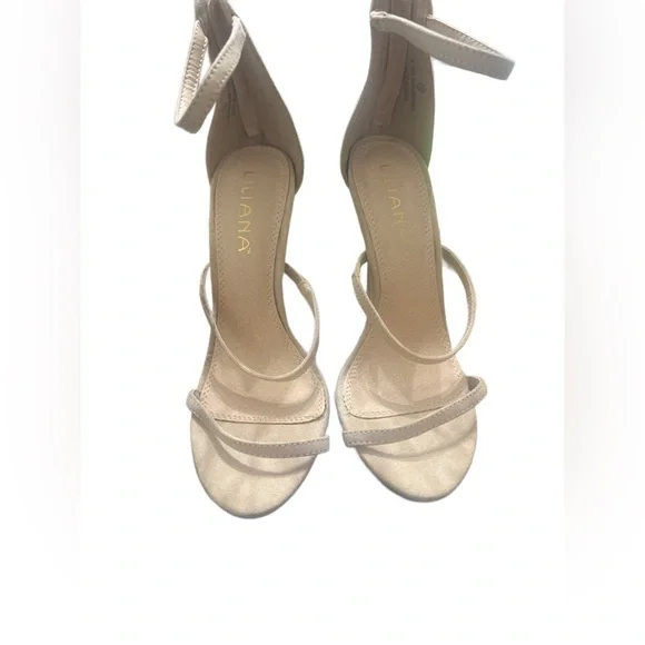 Nude strappy stiletto heel’s - Picture 2 of 5
